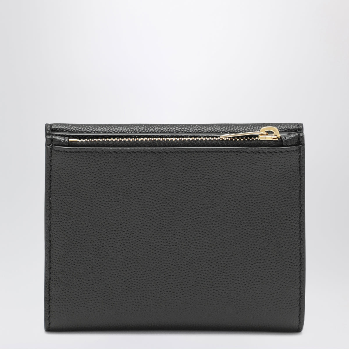 Portafoglio Uptown nero in pelle goffrata