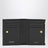 Portafoglio Uptown nero in pelle goffrata