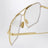 Lunettes de soleil Aviateur Classic en métal doré