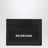 Cash black card holder in grained leather
