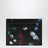 Cash leather card holder with painter’s print