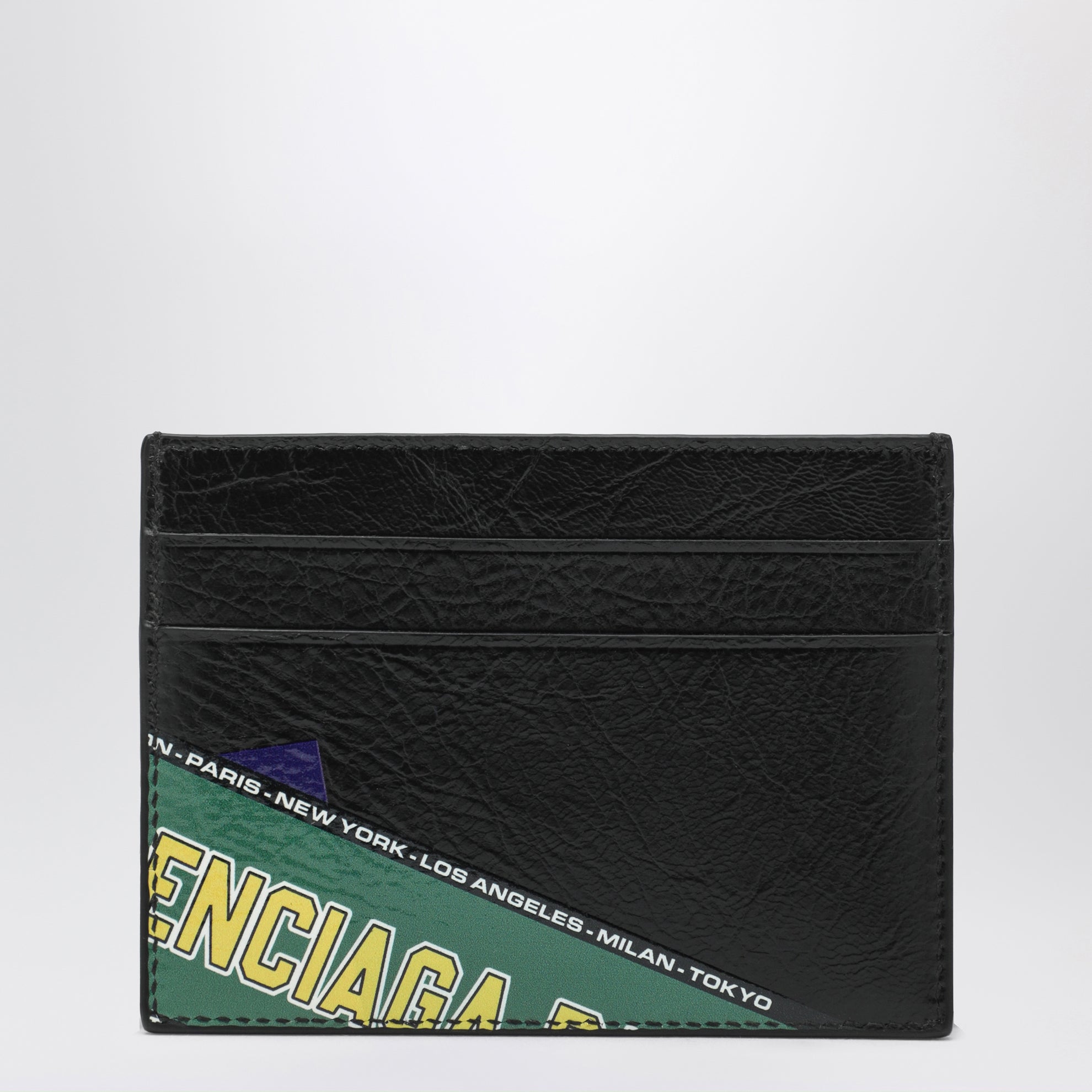 Black leather Cash card holder