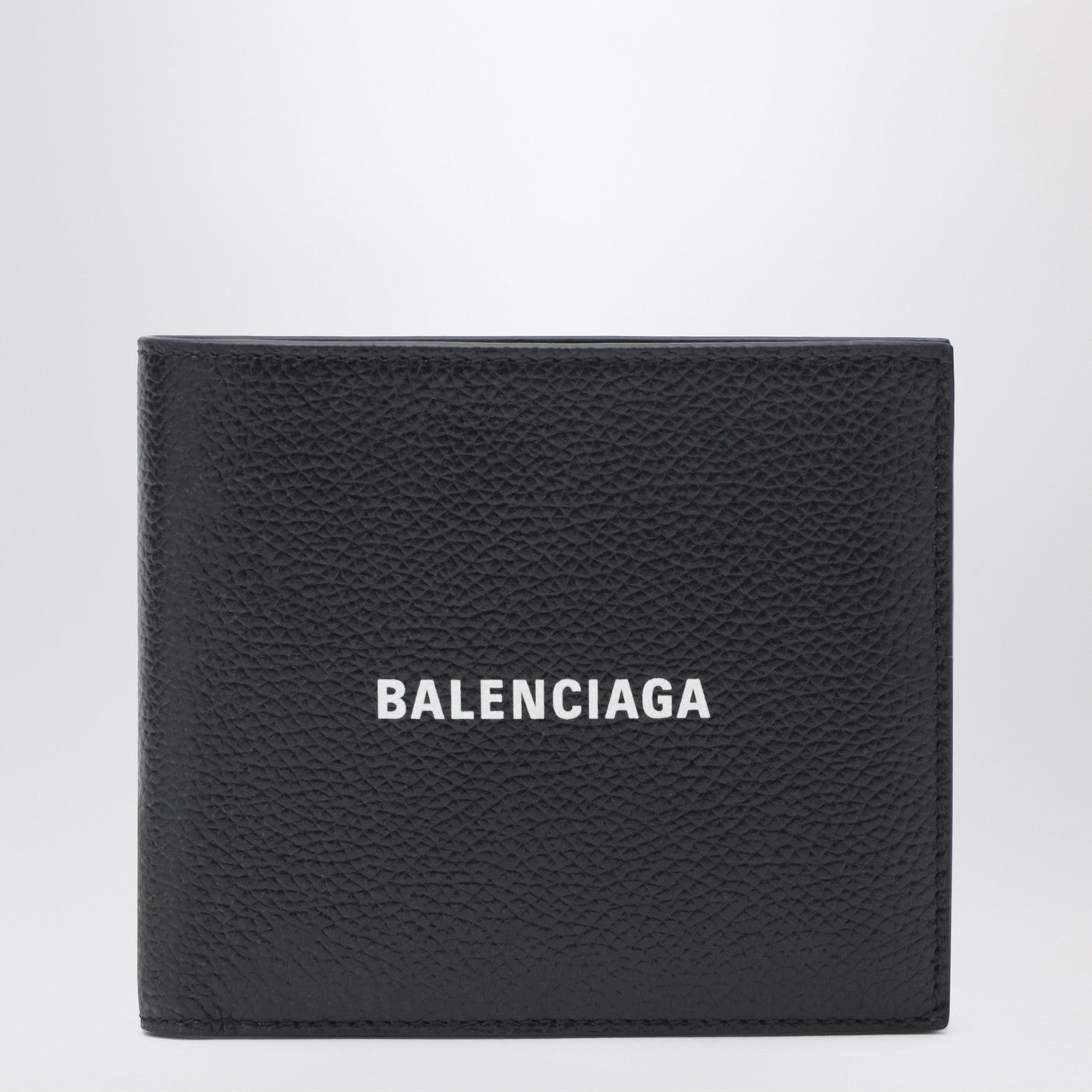 Black horizontal wallet with logo
