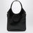 Borsa a mano Ivy in pelle di vitello nera
