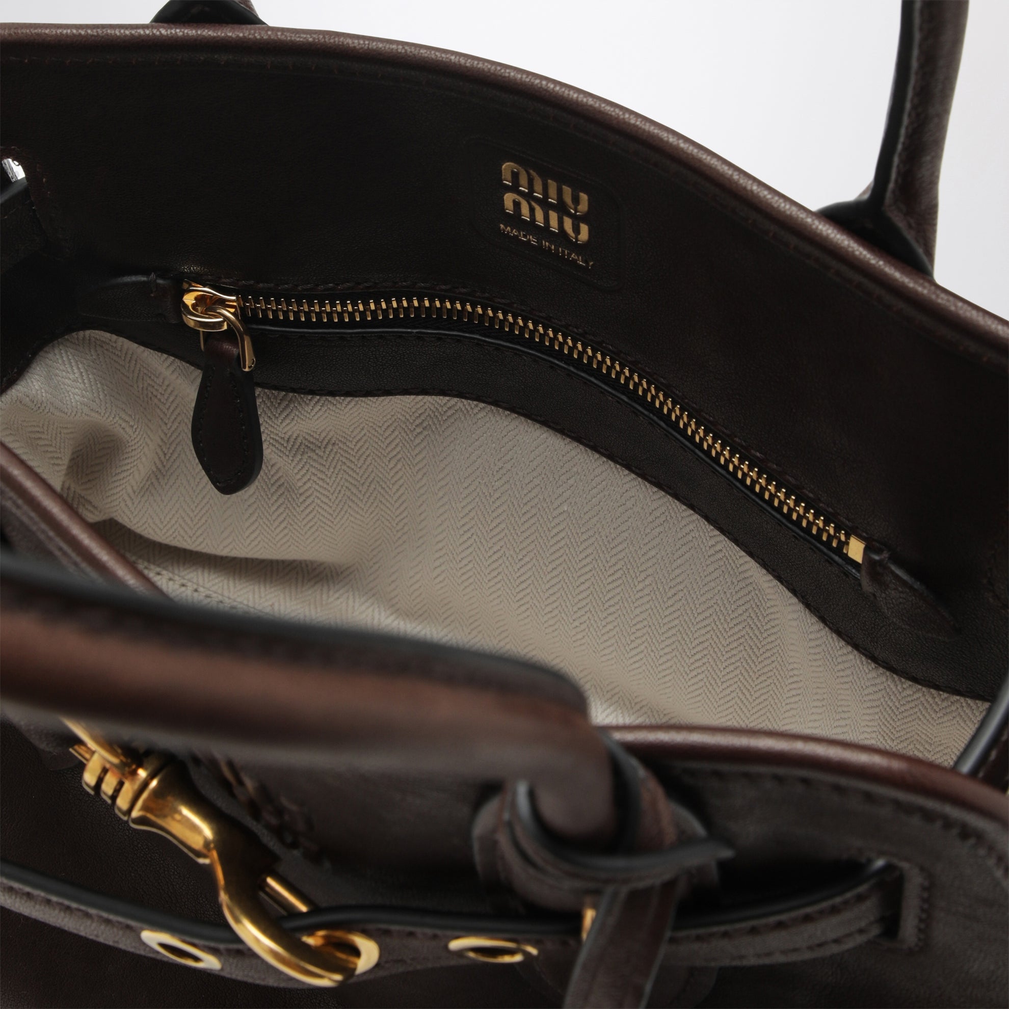 Sac Aventure Radica en cuir Nappa