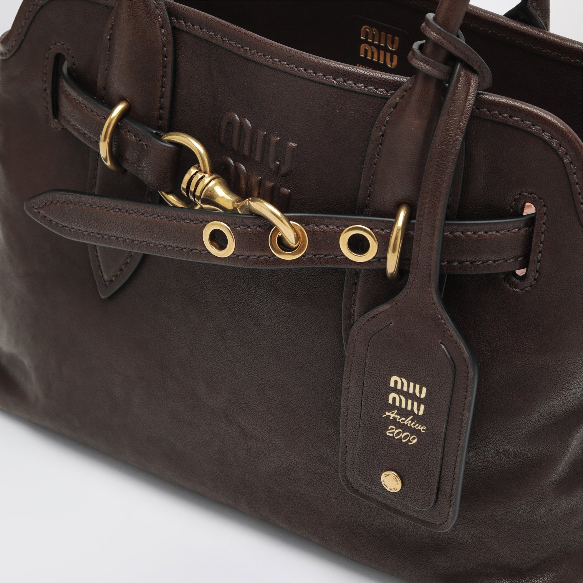 Sac Aventure Radica en cuir Nappa