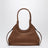 Oak-coloured Ivy shopping bag in leather