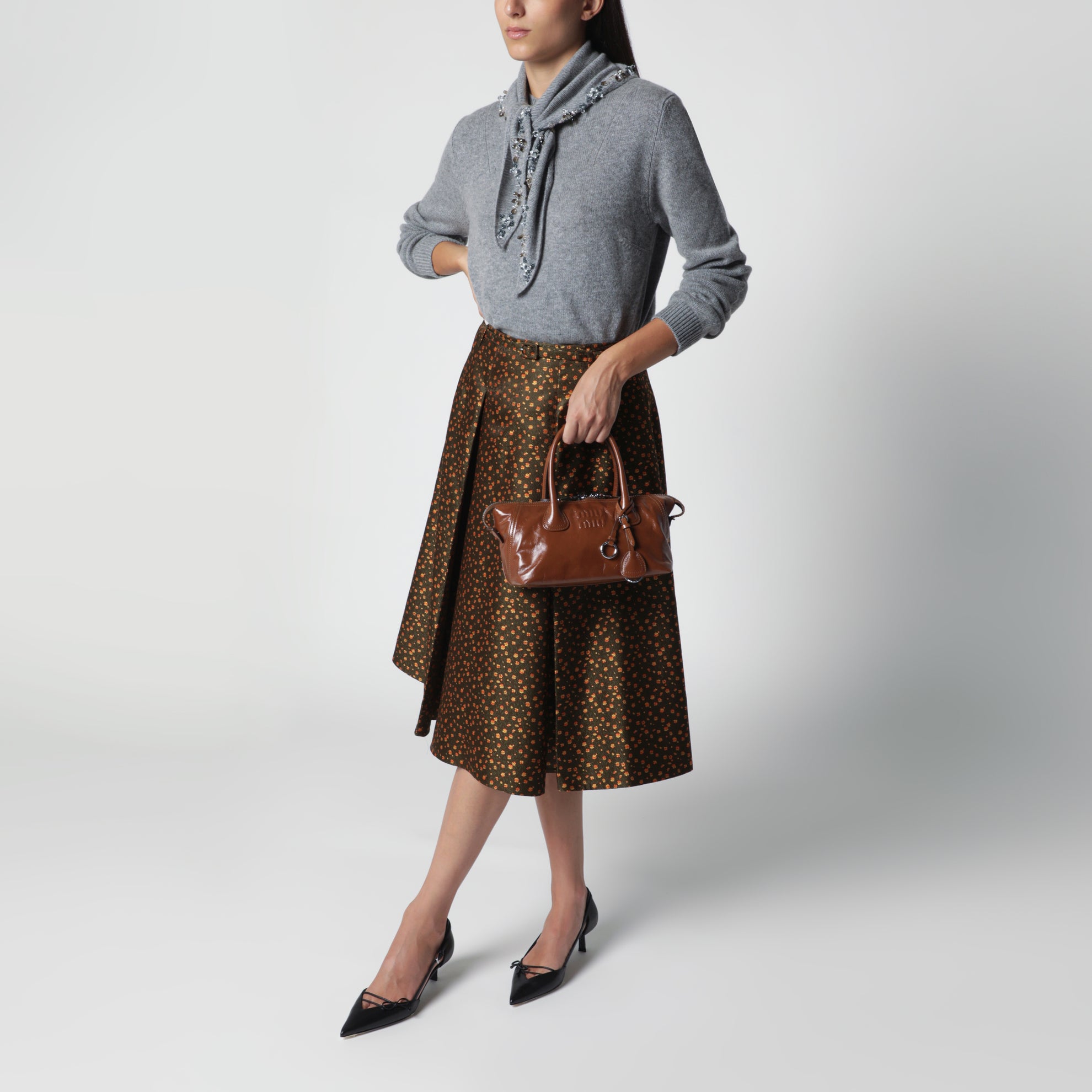 Borsa marrone palissandro in pelle
