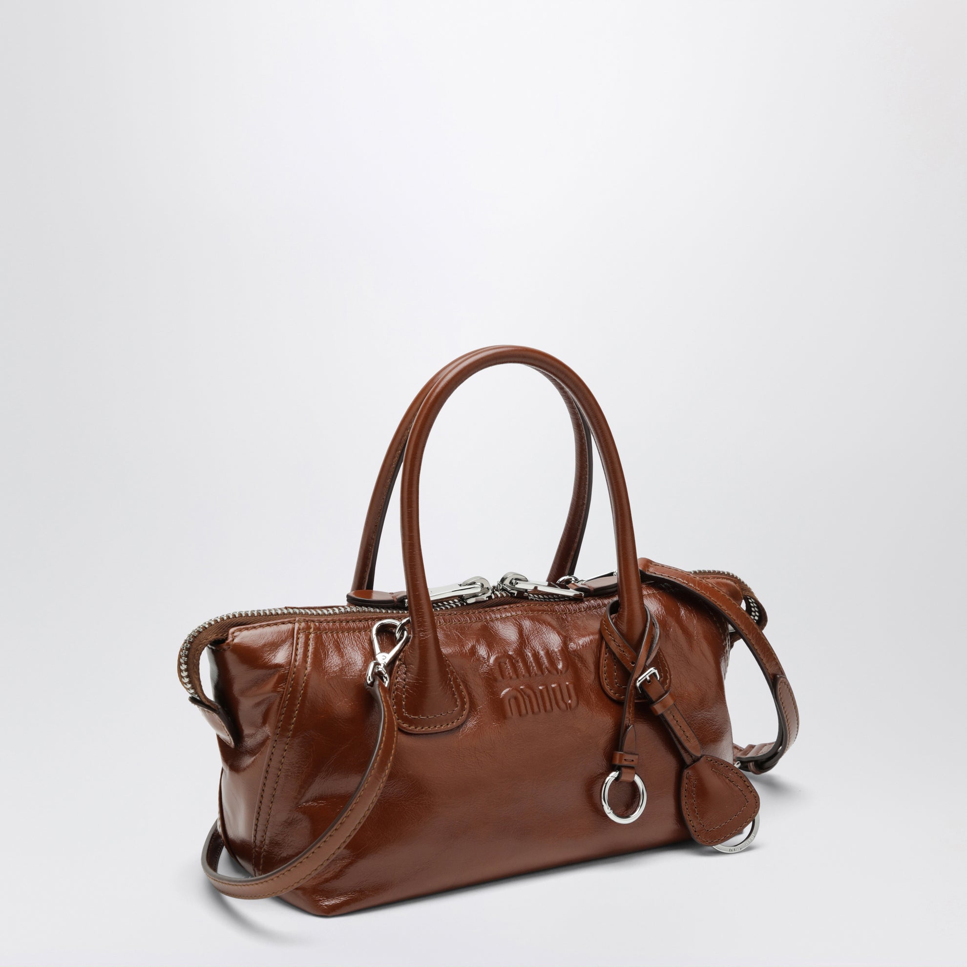 Borsa marrone palissandro in pelle