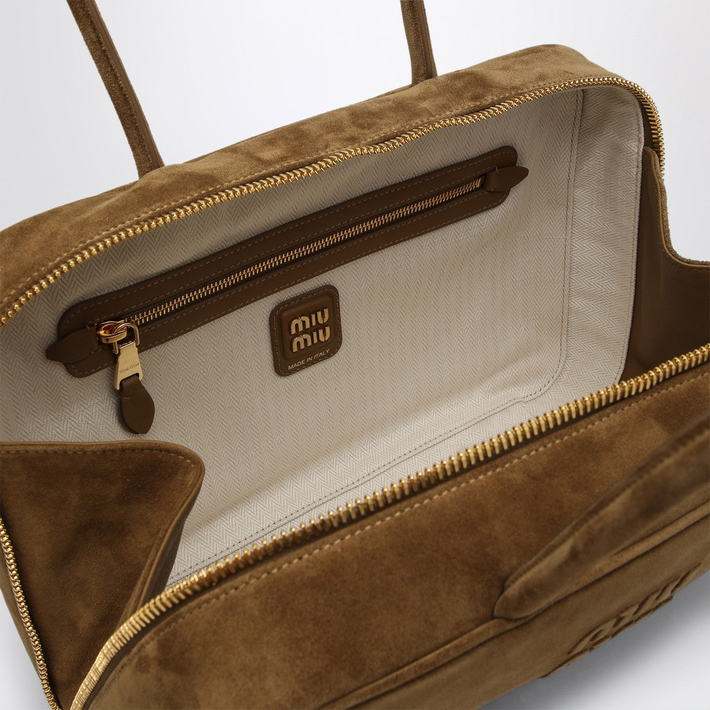 Beau Bag olive green in suede