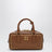 Sac Arcadie en cuir nappa Brandy avec clous