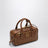 Sac Arcadie en cuir nappa Brandy avec clous