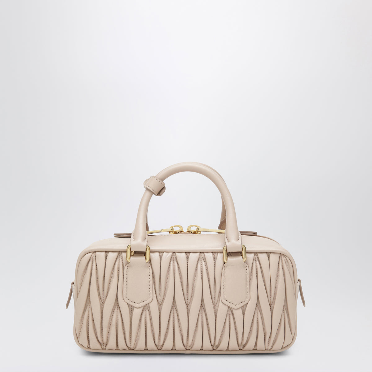 Sac Arcadie Cipria en cuir nappa matelassé
