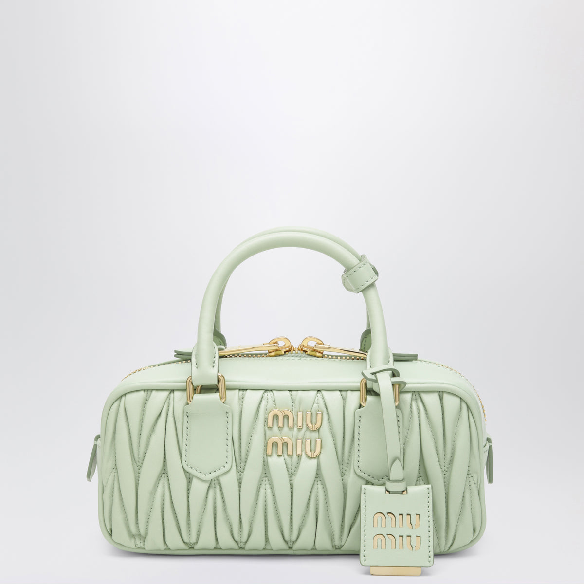 Sac Arcadie Acqua en cuir nappa matelassé
