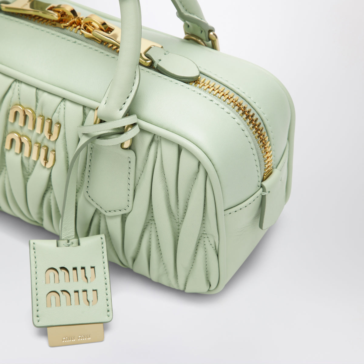 Sac Arcadie Acqua en cuir nappa matelassé
