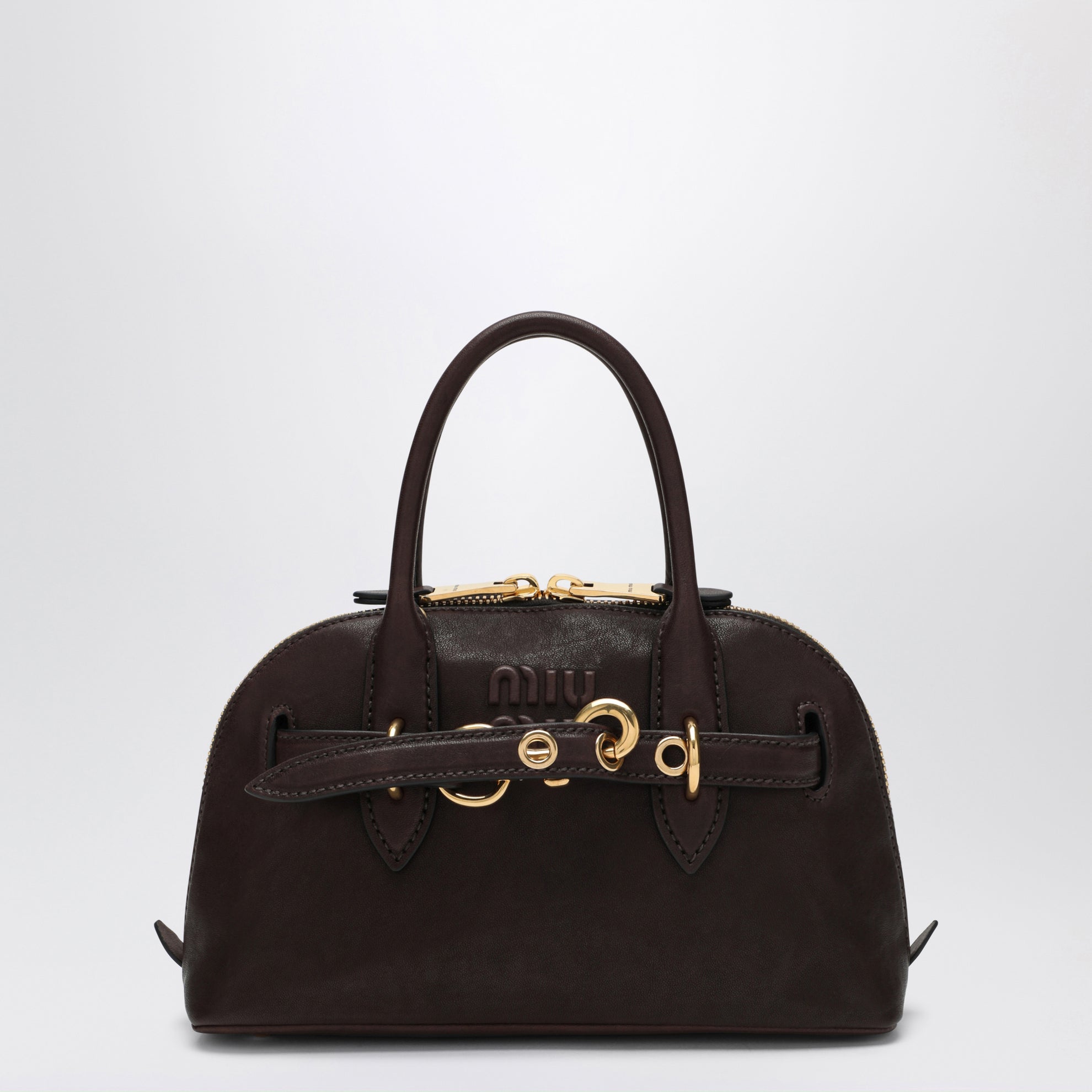 Borsa Aventure piccola in nappa color Radica