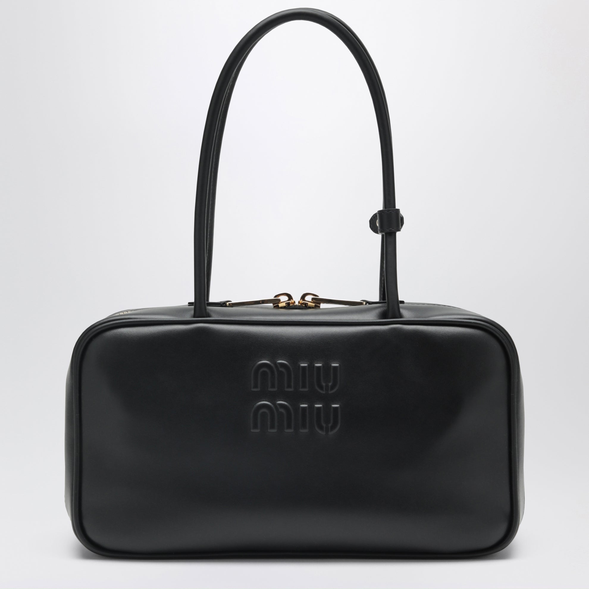 Sac Beau Medium en cuir noir