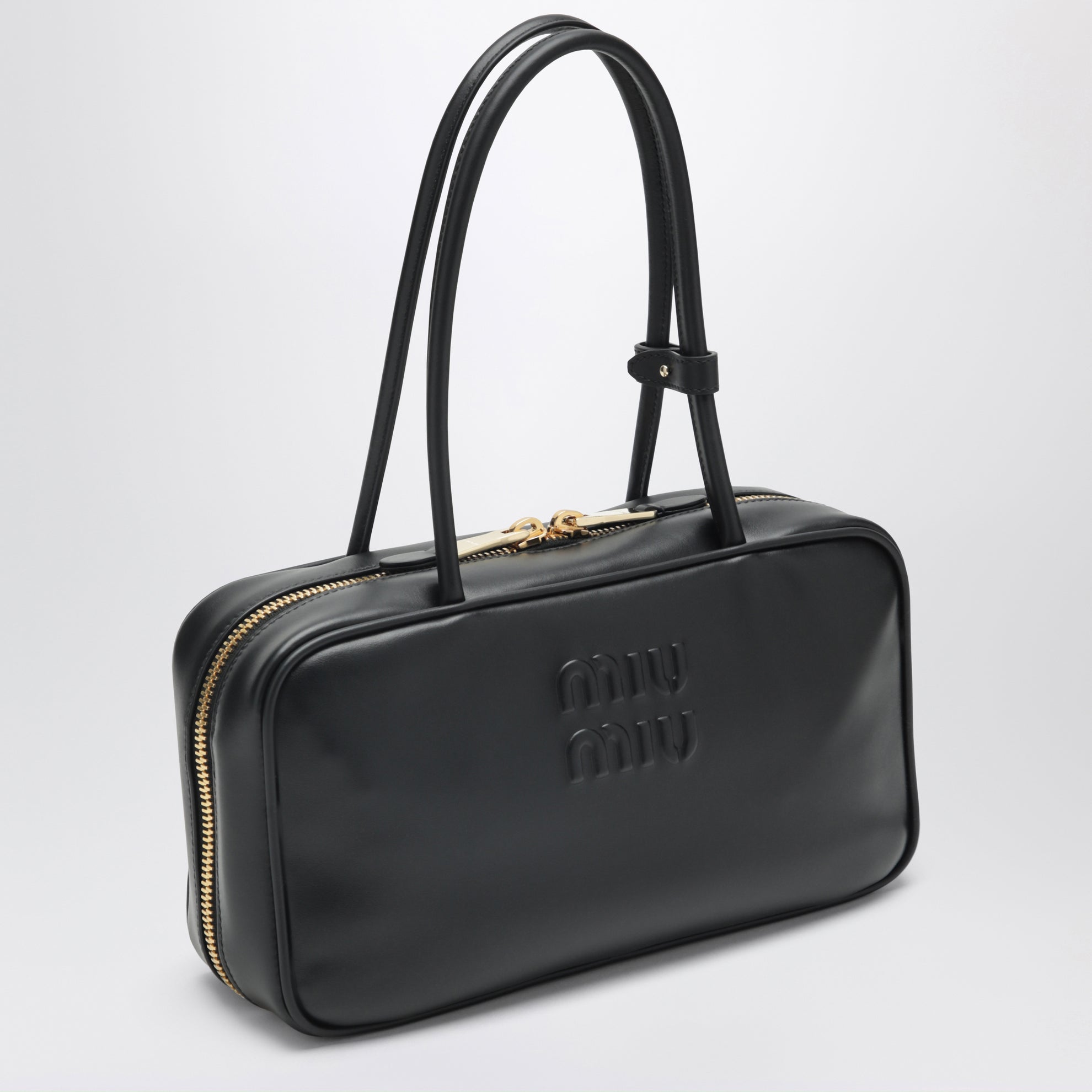 Sac Beau Medium en cuir noir