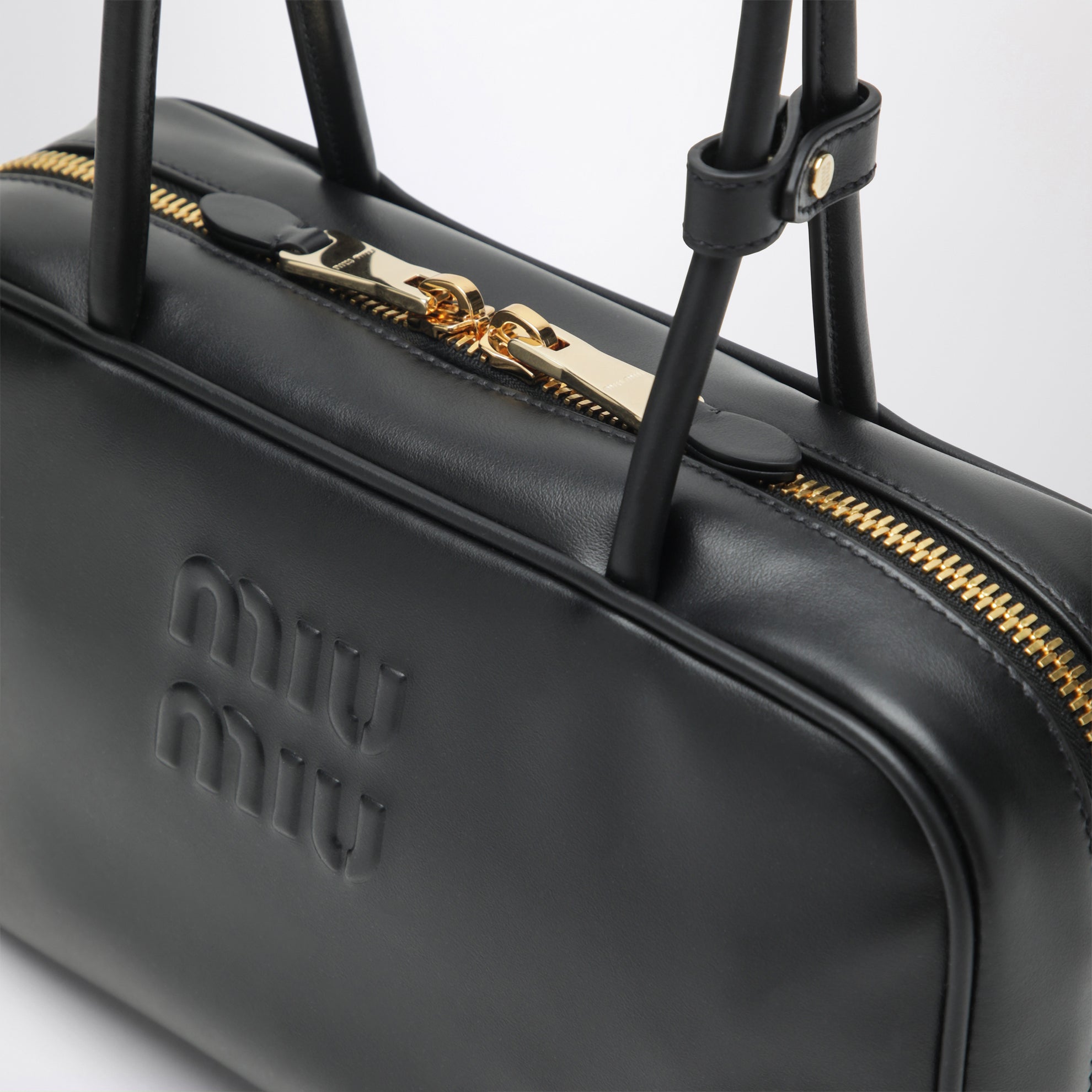 Sac Beau Medium en cuir noir