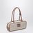 Borsa Beau piccola in canvas e pelle