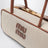 Borsa Beau piccola in canvas e pelle