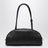 Borsa Beau media in pelle nera
