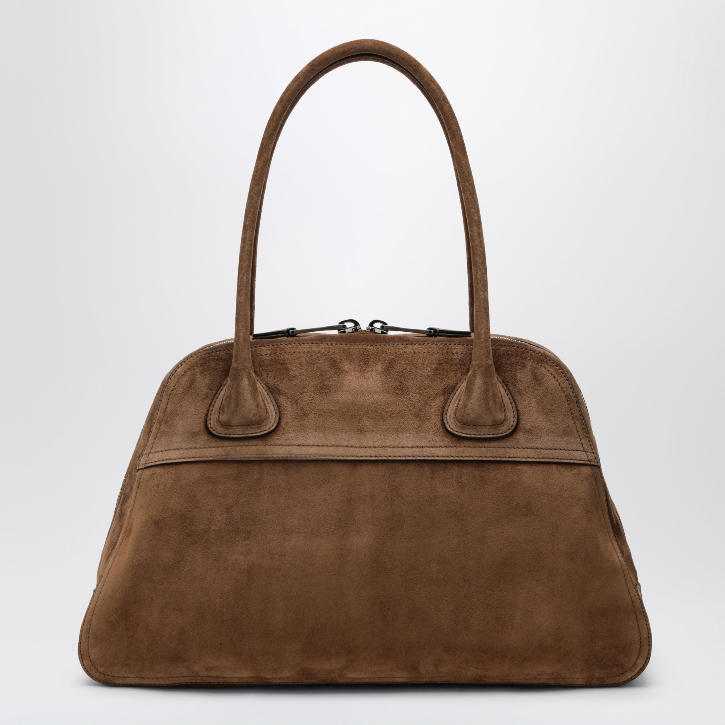 Miu Miu Medium Vivant bag in cocoa suede leather | TheDoubleF