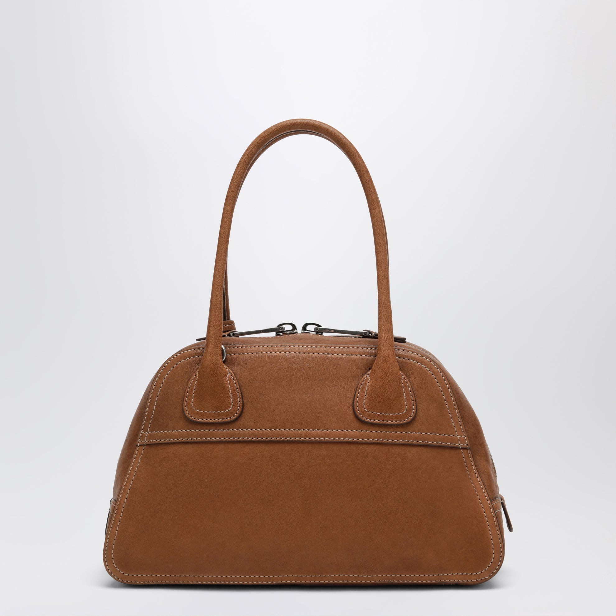 Caramel Vivant small nappa leather bag