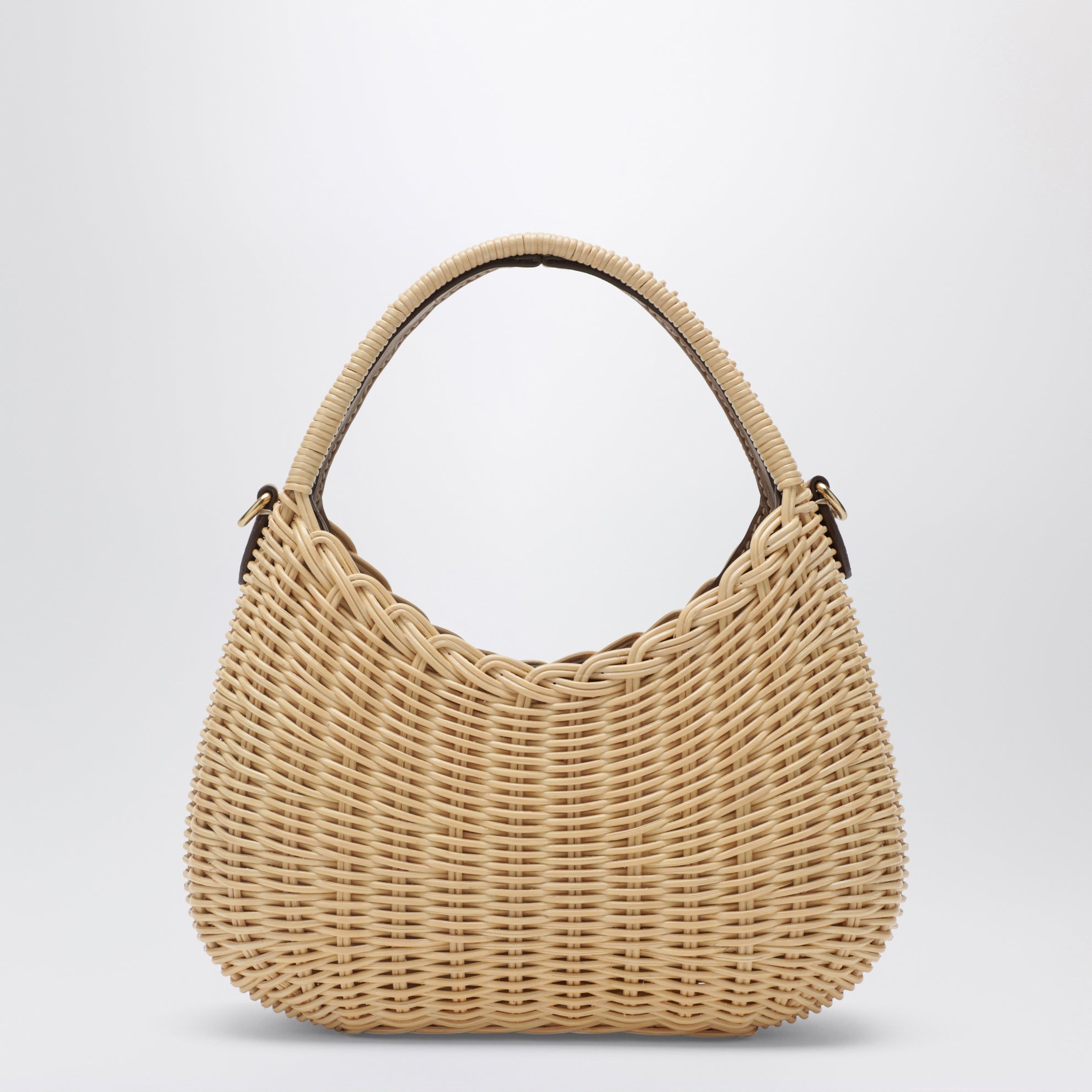 Borsa a mano Wander in midollino Naturale/Caramel