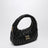 Small Miu Wander black matelassé bag