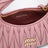 Borsa piccola Miu Wander rosa matelassé