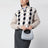 Borsa piccola Miu Wander color perla matelassé