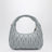 Borsa piccola Miu Wander color perla matelassé