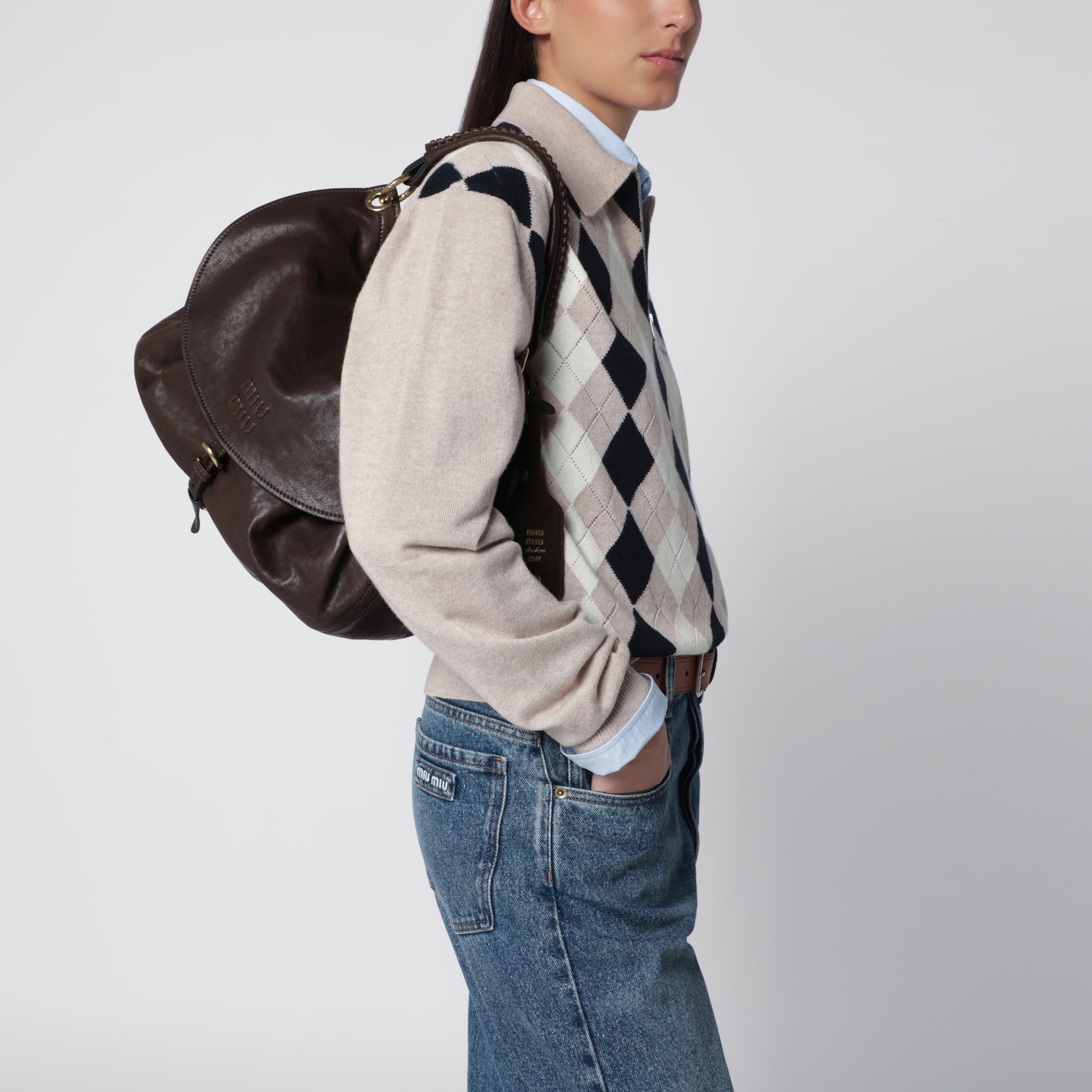 Sac Rendez-vous radica en cuir