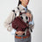 Sac Rendez-vous en cuir, Amaranto