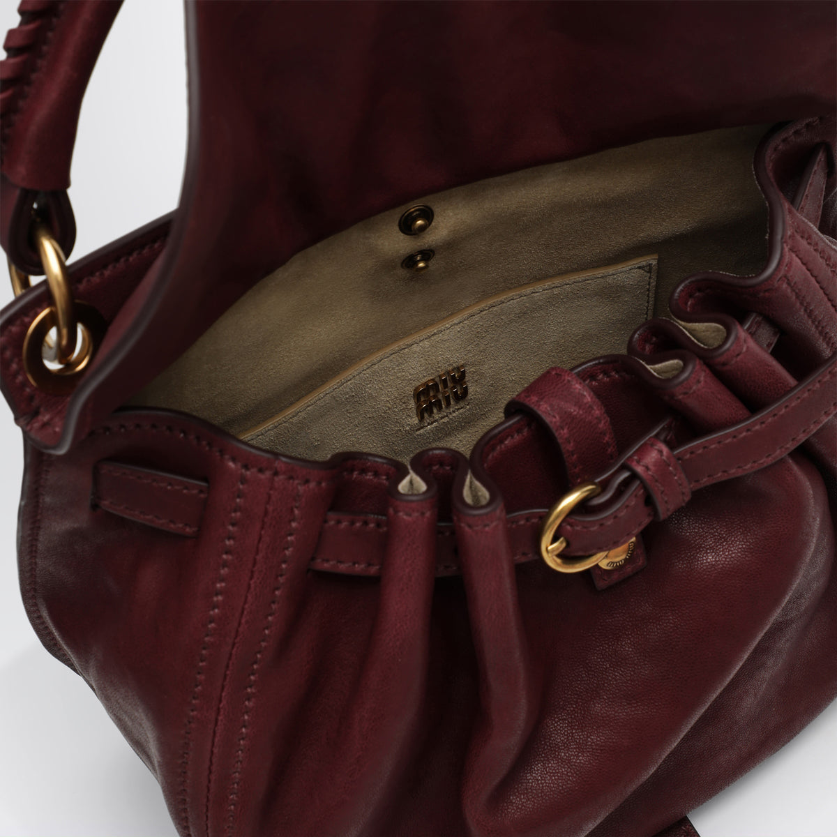 Sac Rendez-vous en cuir, Amaranto