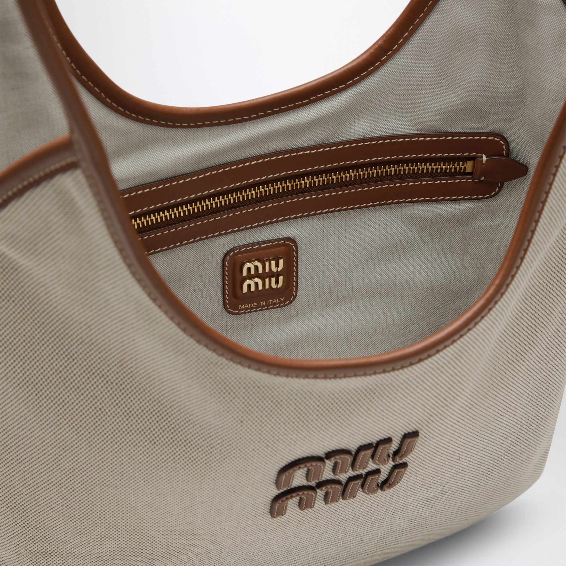 Ivy canvas and leather bag