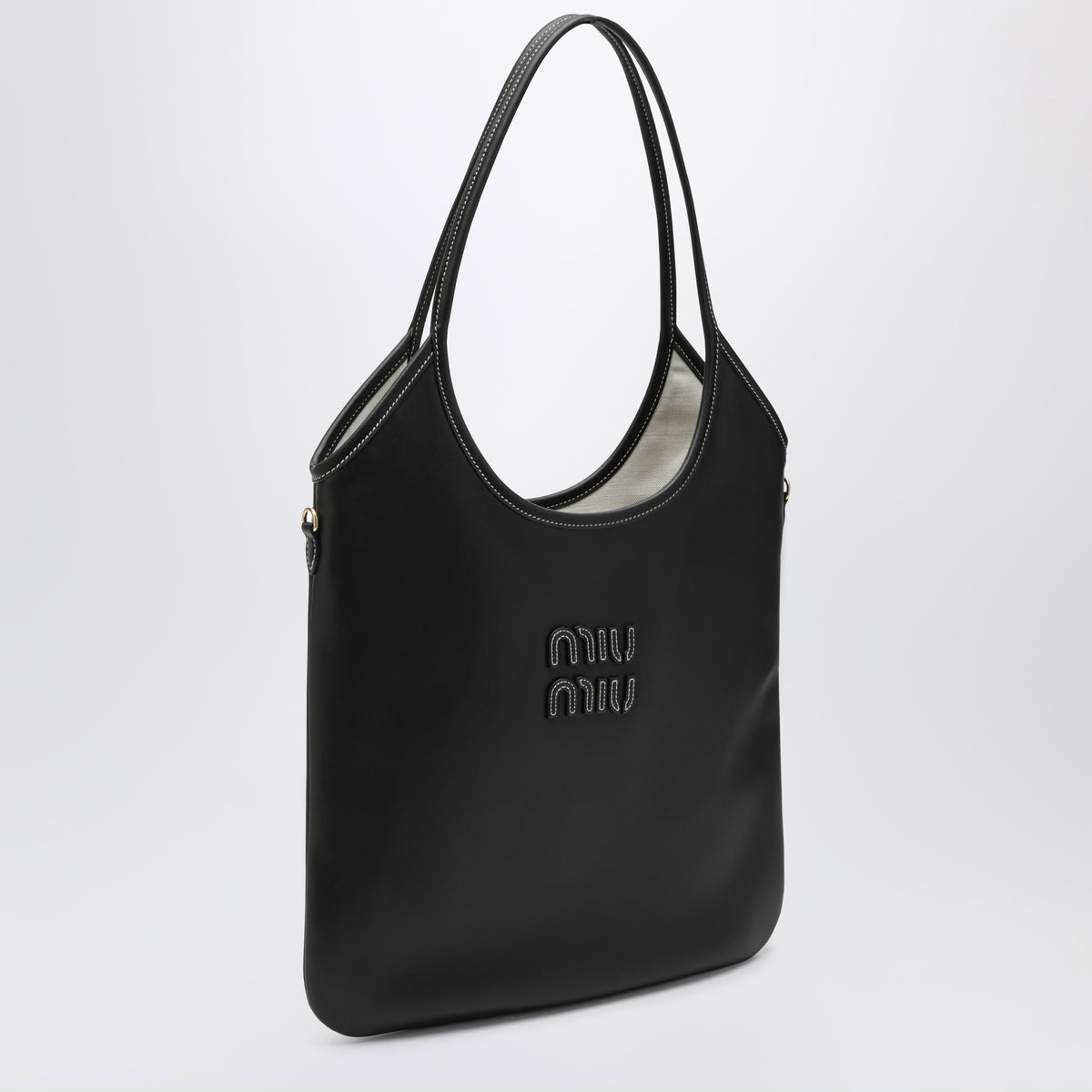 Sac à main IVY noir en cuir