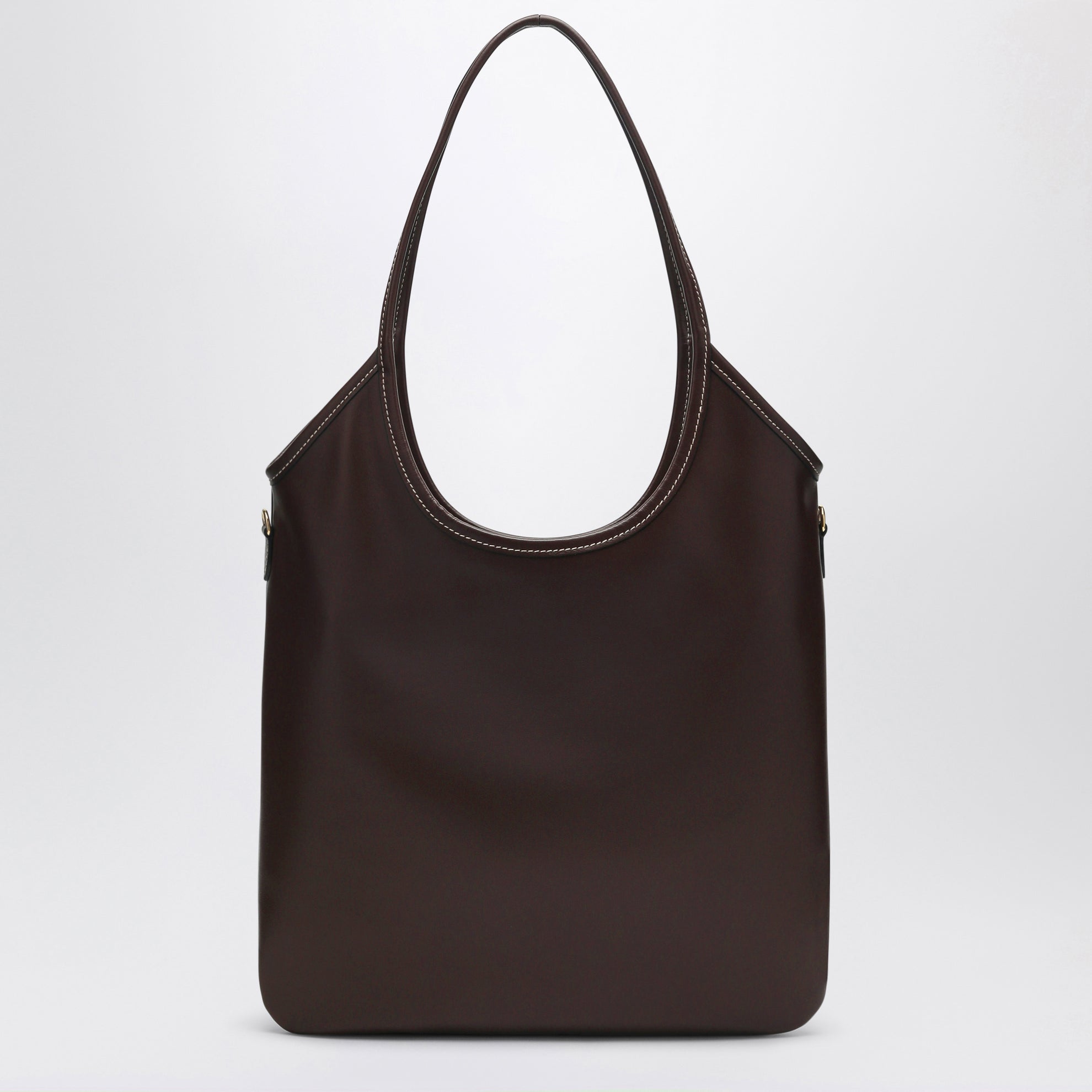 Handtasche IVY aus braunem Radica Leder