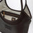 Handtasche IVY aus braunem Radica Leder