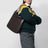 Dark brown Ivy bag in calfskin leather
