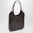 Dark brown Ivy bag in calfskin leather