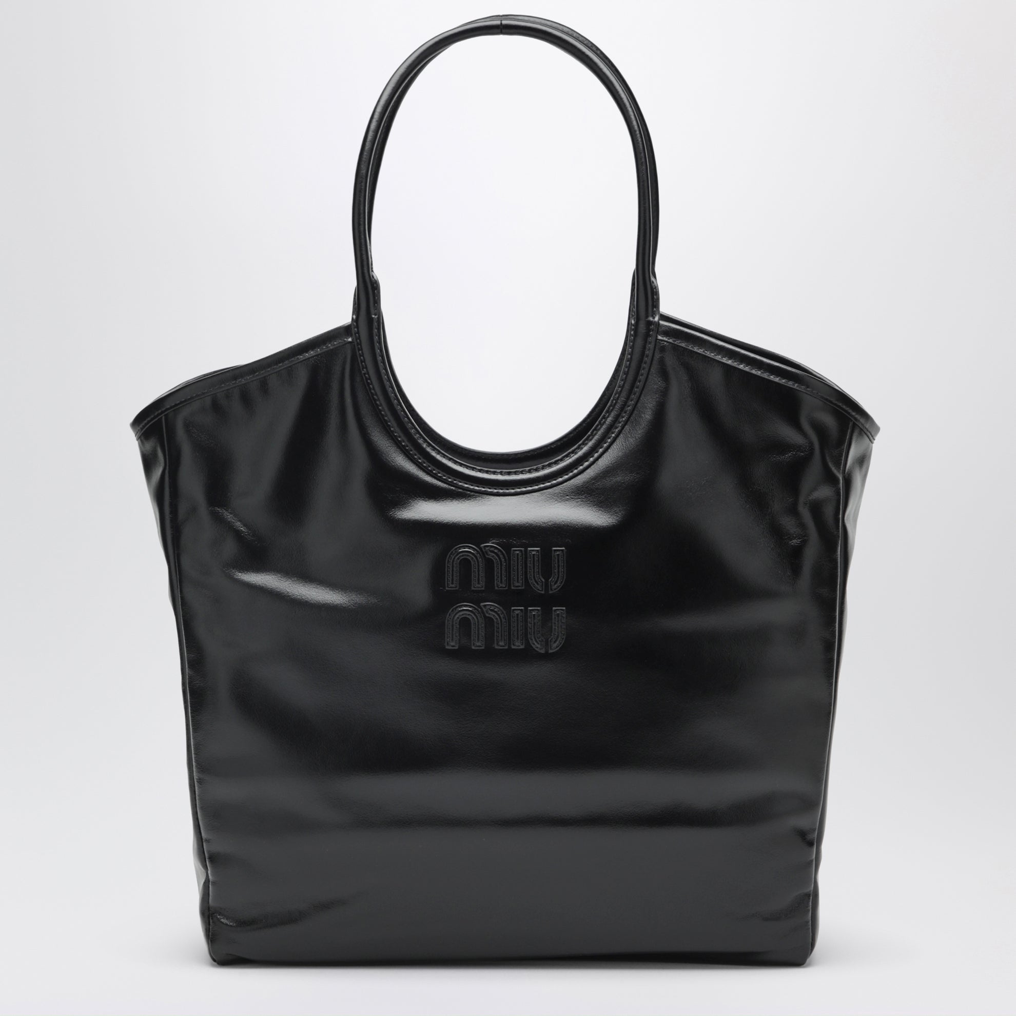 Sac Ivy noir en cuir