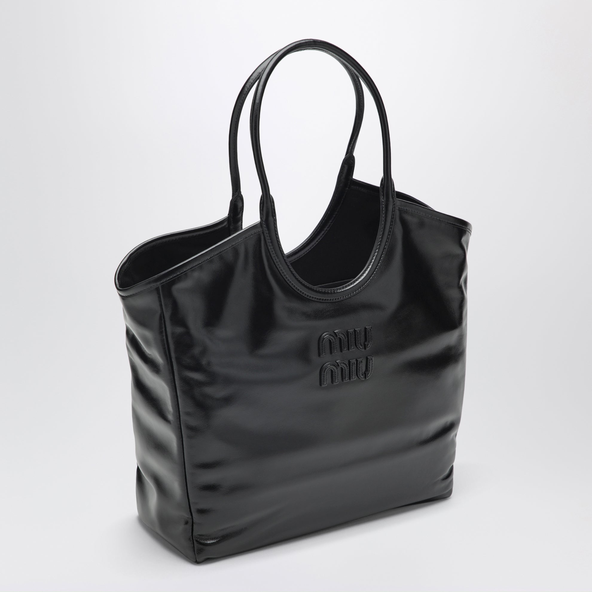 Sac Ivy noir en cuir