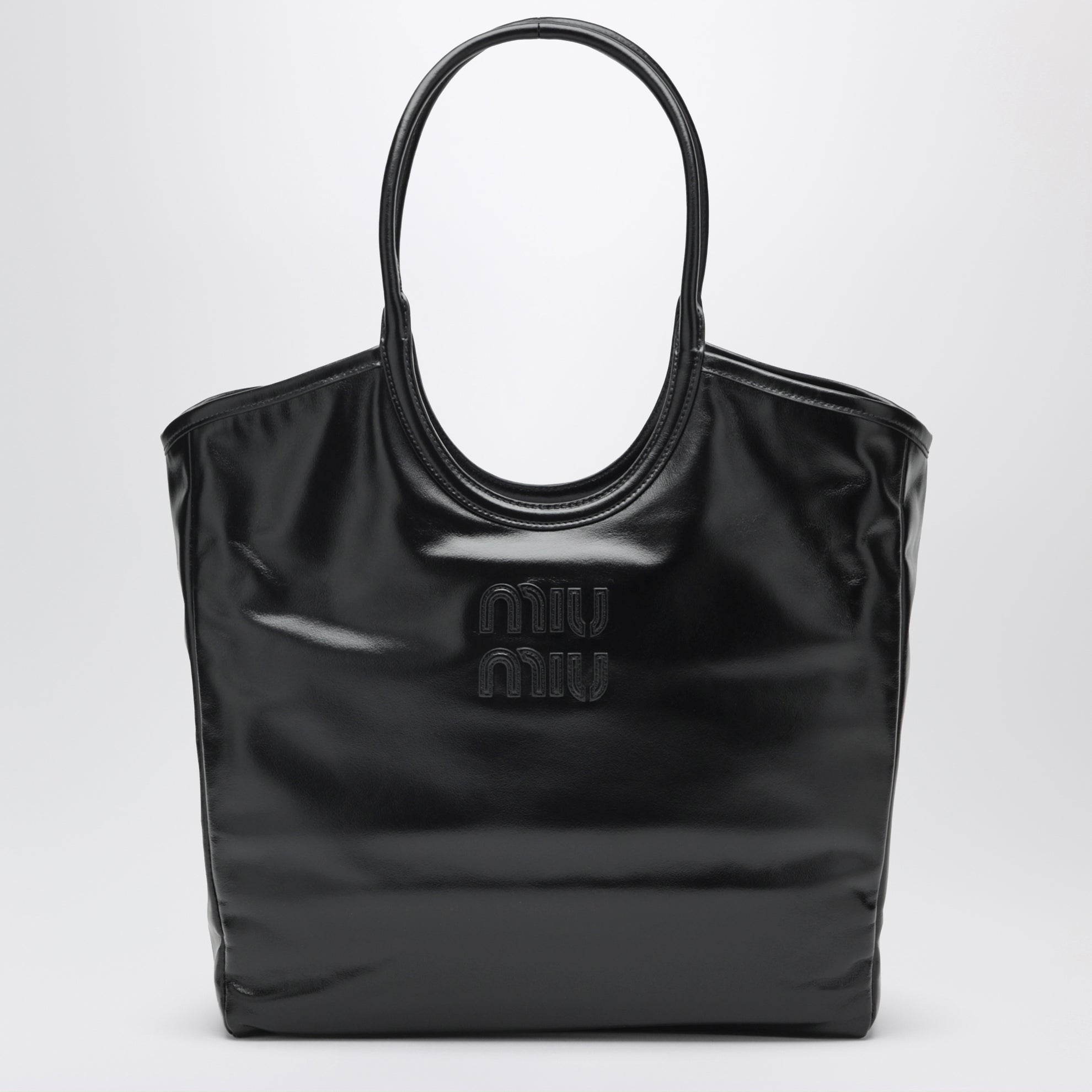 Sac Ivy noir en cuir