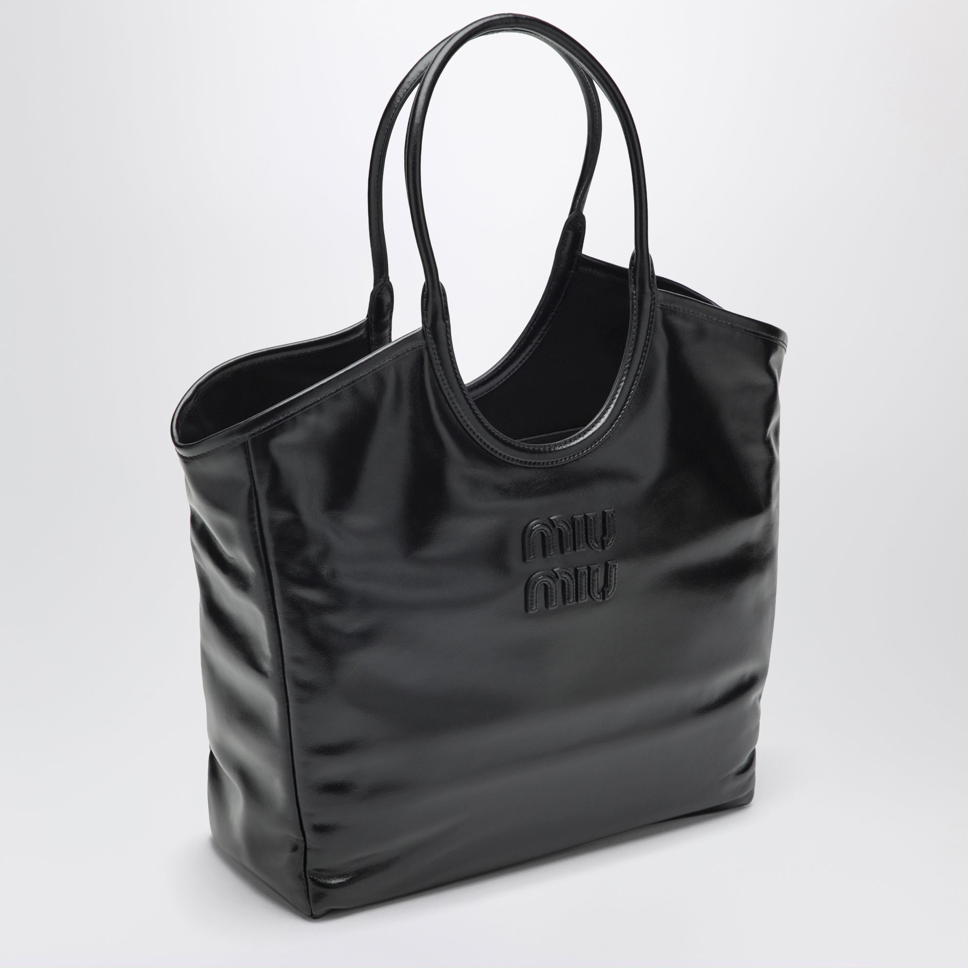Sac Ivy noir en cuir