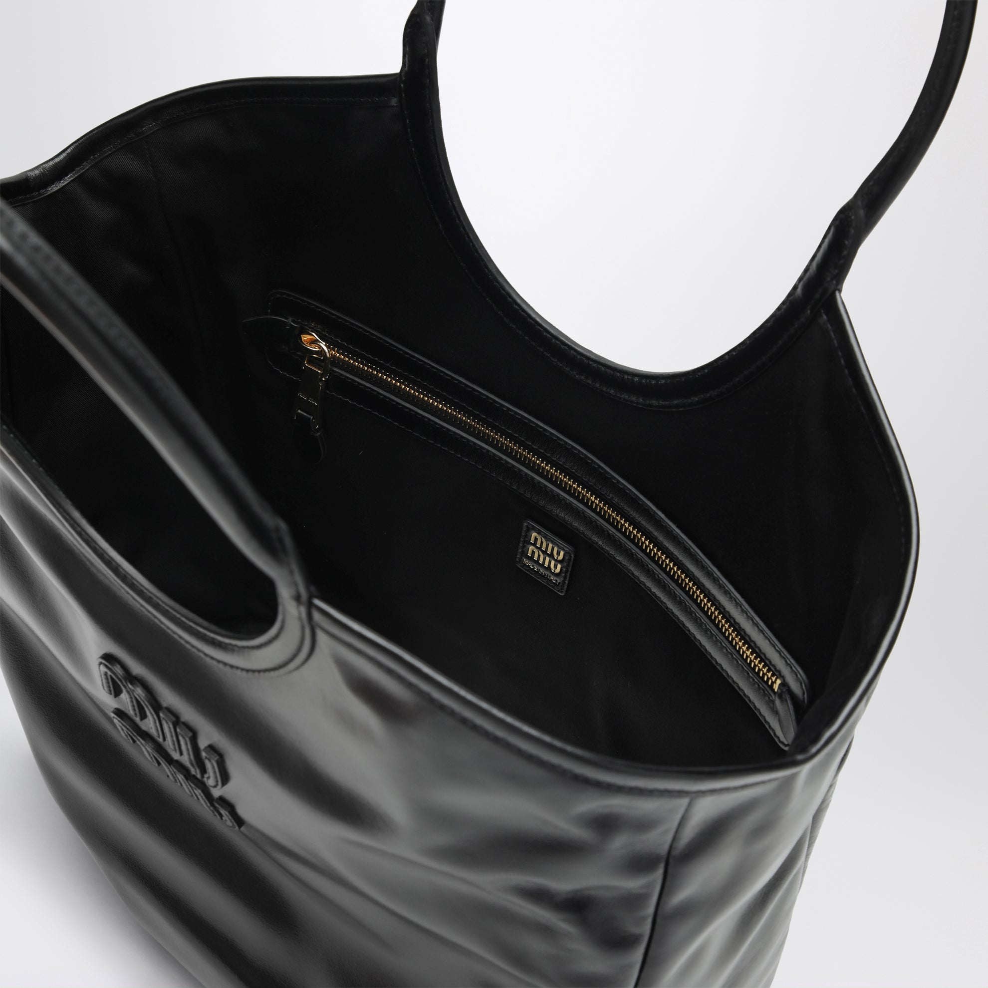 Sac Ivy noir en cuir