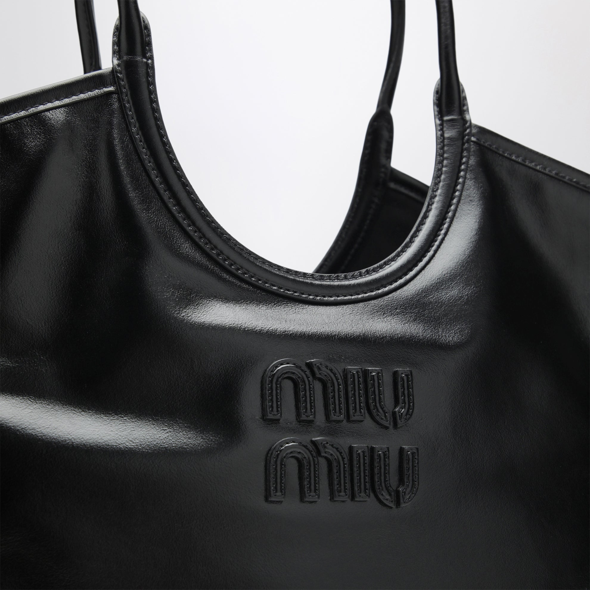 Sac Ivy noir en cuir