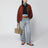 Ecru suede Utilitaire satchel