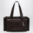 Borsa shopping Utilitaire in nappa di agnello bruciato